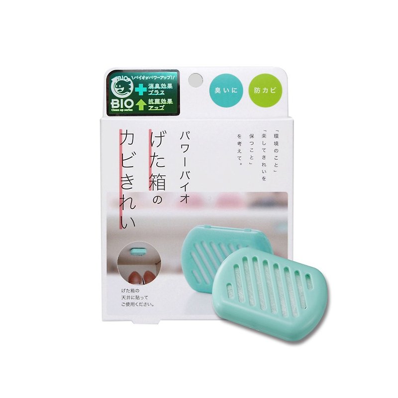 Japan COGIT Japanese-made BIO long-acting deodorant and mildew-proof patch box-shoe cabinet-3pcs - อื่นๆ - วัสดุอื่นๆ สีเขียว