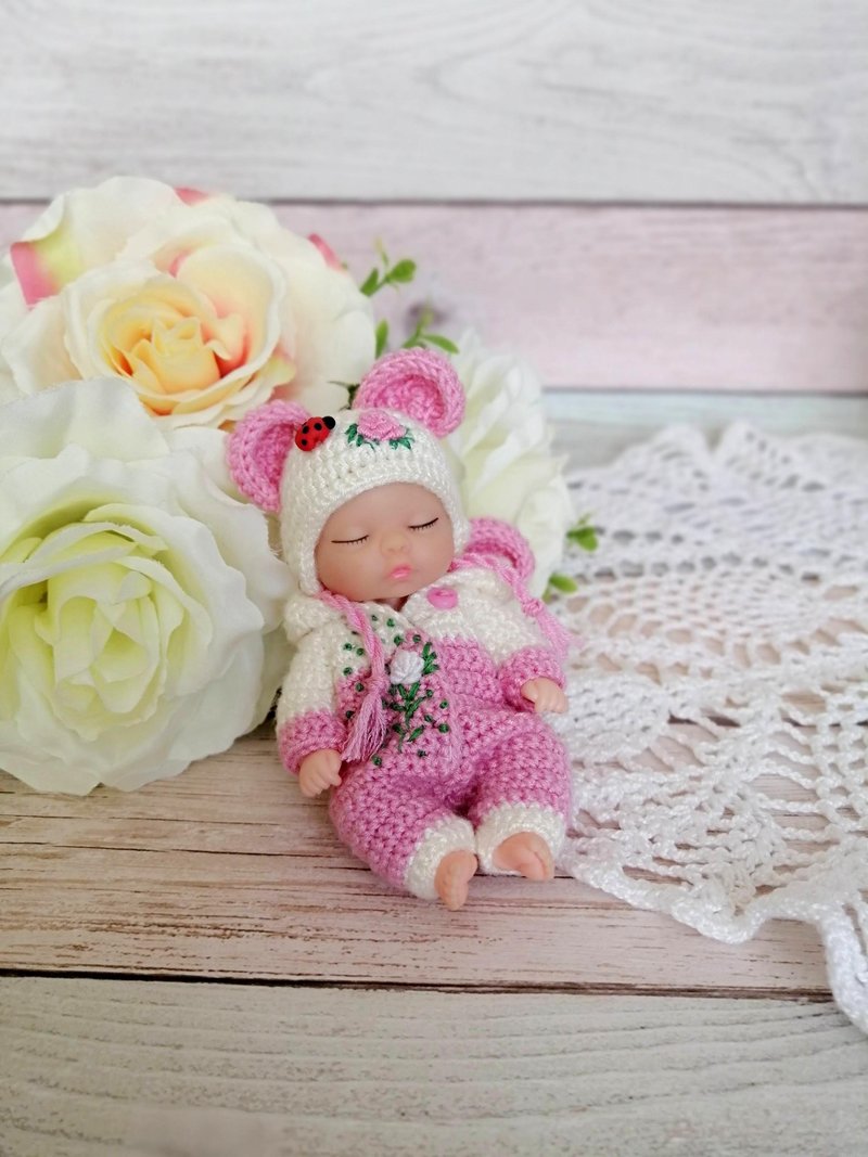 Miniature doll - miniature doll clothes - mini doll house - 寶寶/兒童玩具/玩偶 - 羊毛 多色