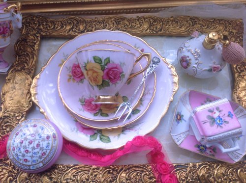♥ Annie crazy antiques ♥ British bone china 1950 British rose pink ... ♥ Annie crazy antiques ♥ British bone china 1950 British rose pink ...