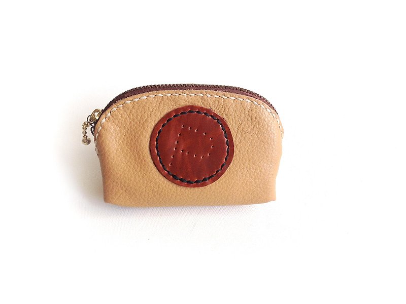POPO│ Fiji │ leather. Shell wallet │leather - Wallets - Genuine Leather Brown