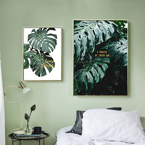 森活小飾Lifedecor 熱帶雨林-掛畫-綠植系列 -綠色