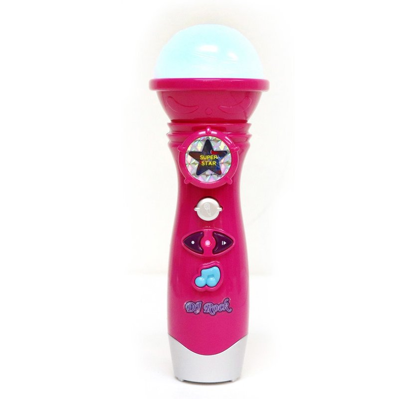 Glare Recording Microphone (Peach) | Recordable Children's Day Gift Christmas Gift Box - ของเล่นเด็ก - พลาสติก สีแดง