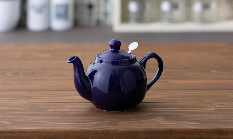 London Pottery Teapot 600ml 2 Cups Cobalt Blue - Teapots & Teacups - Pottery Blue