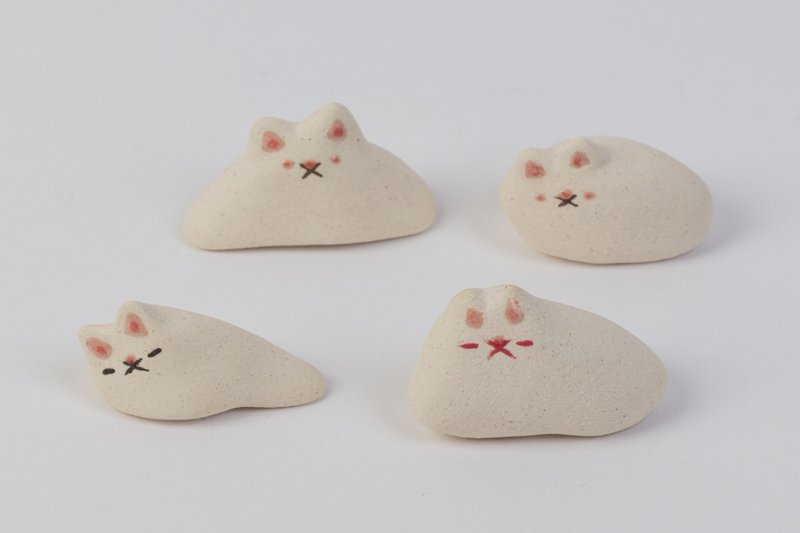 貓是液體系列—白貓第2彈 - 擺飾/家飾品 - 陶 白色