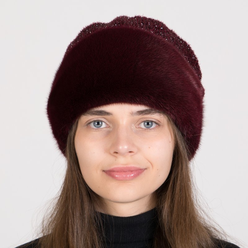Fur Hat Womens Russian Fur Hat Real Fur Hat Luxury Fur Hat Mink Hat For Women - 帽子 - 羊毛 多色