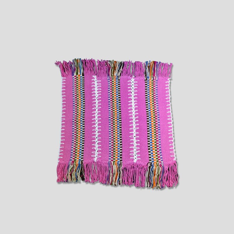 Qulih Balay 純手工編織布料 桌巾 40 x 40 cm - 擺飾/家飾品 - 棉．麻 