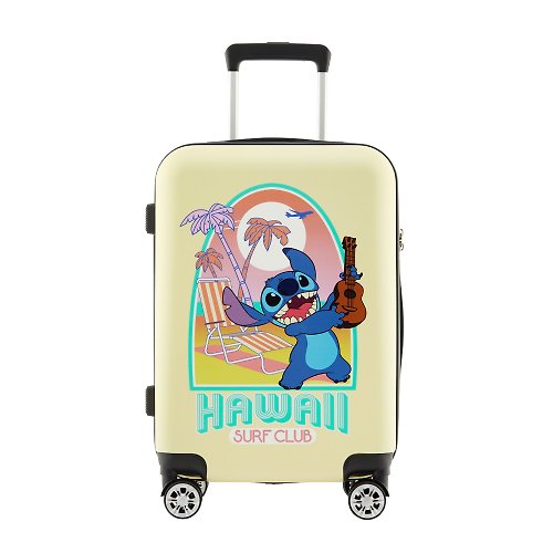TLC store 卡若特品牌館 【Disney迪士尼】 20吋行李箱-史迪奇黃