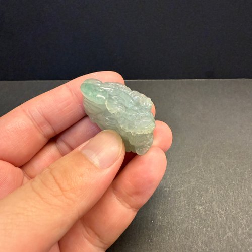 元元圓滾滾 水晶手鍊 瀚玉珠寶 天然翡翠 冰糯種貔貅 翡翠貔貅 招財辟邪保平安 天然