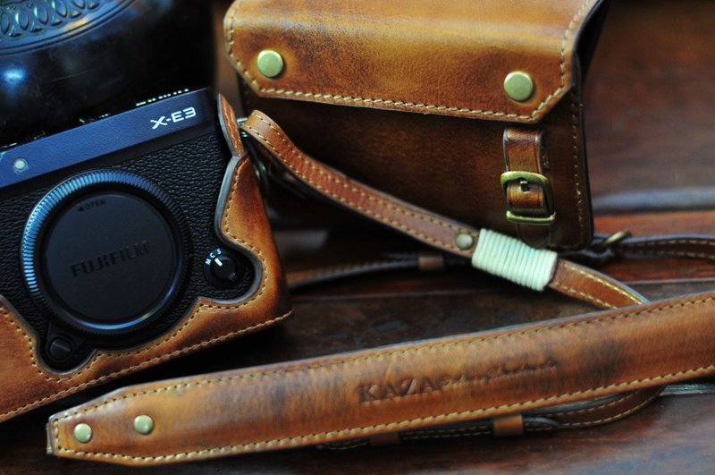 FUJIFILM X-E3 相機皮套 XE3 相機包 - 相機/拍立得/底片相機 - 真皮 