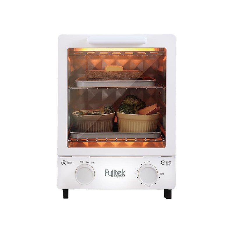 【富士電通】12公升立式雙層烤箱 - 廚房電器 - 其他材質 白色