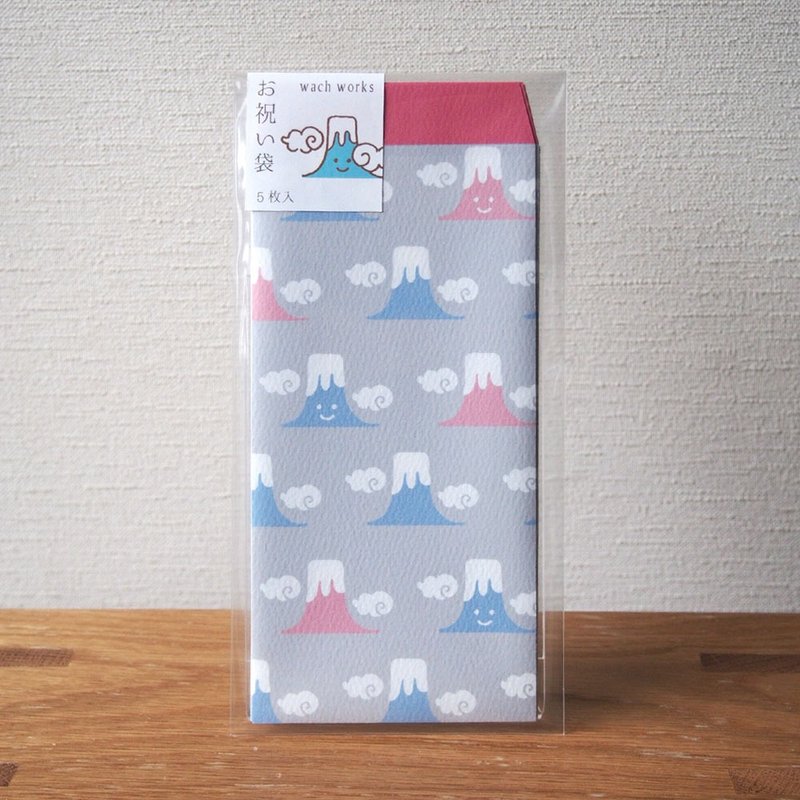 Japanese Gift-Money Envelopes - Smile Mt Fuji - - ถุงอั่งเปา/ตุ้ยเลี้ยง - กระดาษ สีเทา