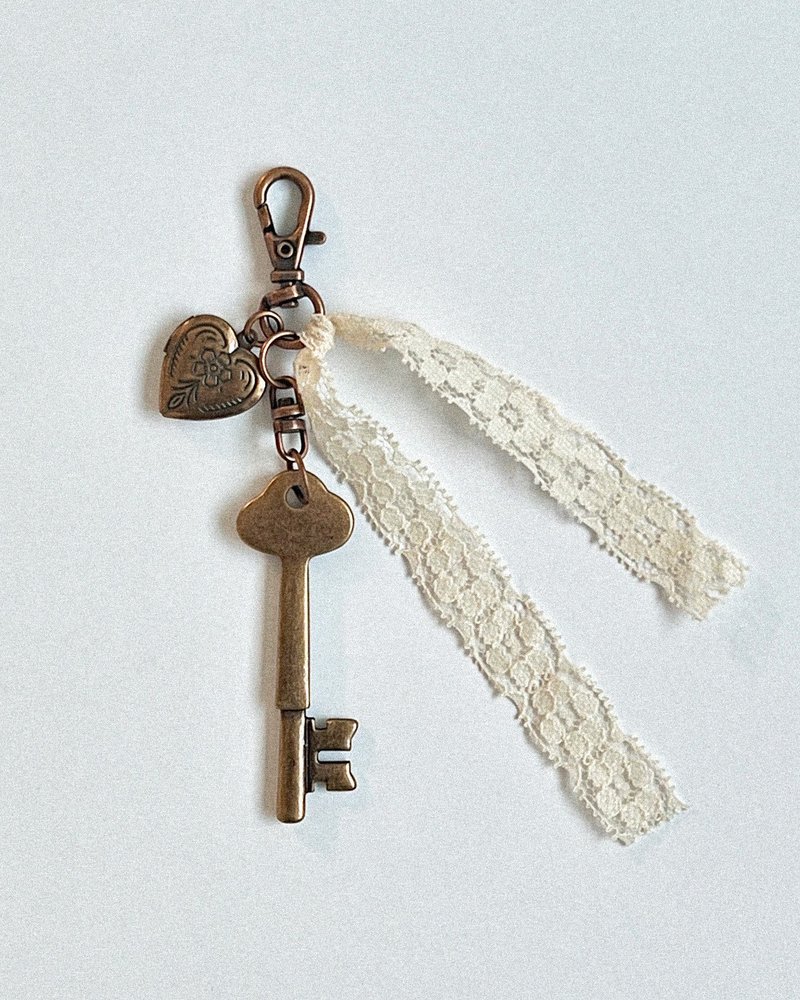 OD2U / TIME CAPSULE KEYRING (Gold) - 鑰匙圈/鑰匙包 - 銅/黃銅 咖啡色