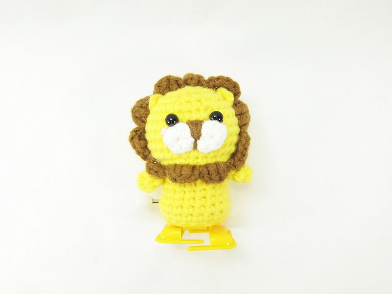 正經獅-獅子-發條-玩具-擺飾 - 裝飾/擺設  - 聚酯纖維 白色
