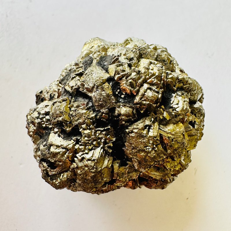 毬果黃鐵礦 銀9 原石礦標水晶 穩定招財 財富累積 金沙 愚人金 - 擺飾/家飾品 - 其他材質 金色