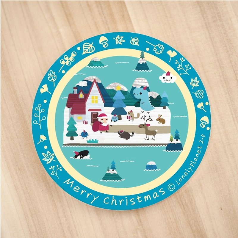 Lonely Planet 2015 Christmas Coaster Christmas Animal Island - Fragrances - Porcelain Blue