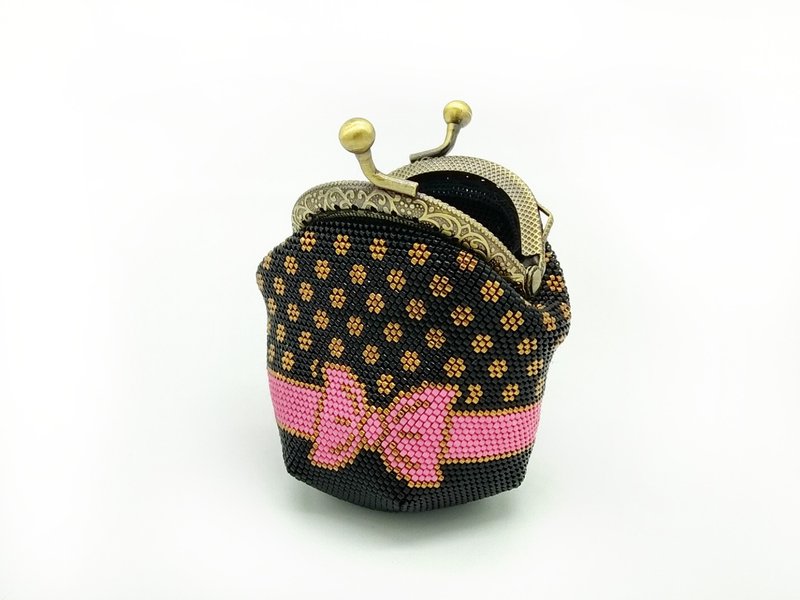 Digital Download - PDF - Bead crochet pattern - Beaded coin purse DIY  #120-1 - 編織/刺繡/羊毛氈/縫紉 - 其他材質 
