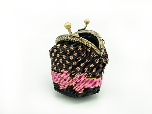 BagsArtDeco Digital Download - PDF - Bead crochet pattern - Beaded coin purse DIY #120-1