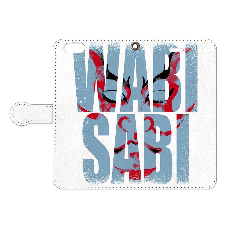 [Notebook type iPhone case] WABI SABI - Phone Cases - Paper White