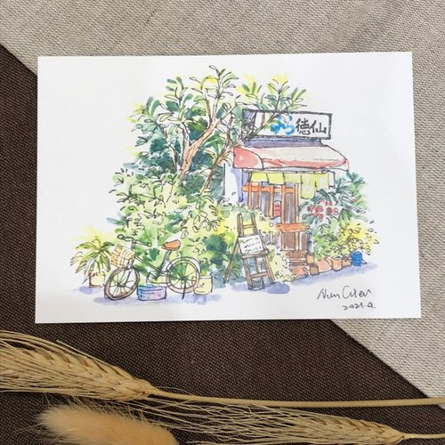 I’m nunu 手繪寵物畫、風景畫 日式小店/明信片