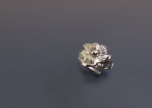 Maple jewelry design 手繪系列-花形設計925銀戒