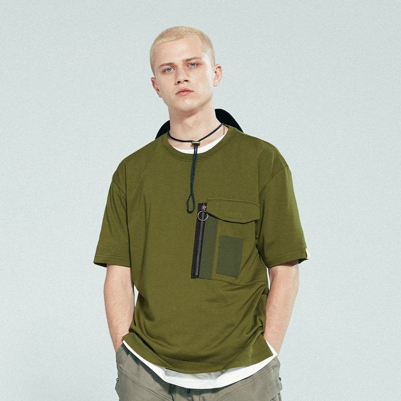 Combat Style Pocket Tee - Men's T-Shirts & Tops - Cotton & Hemp 