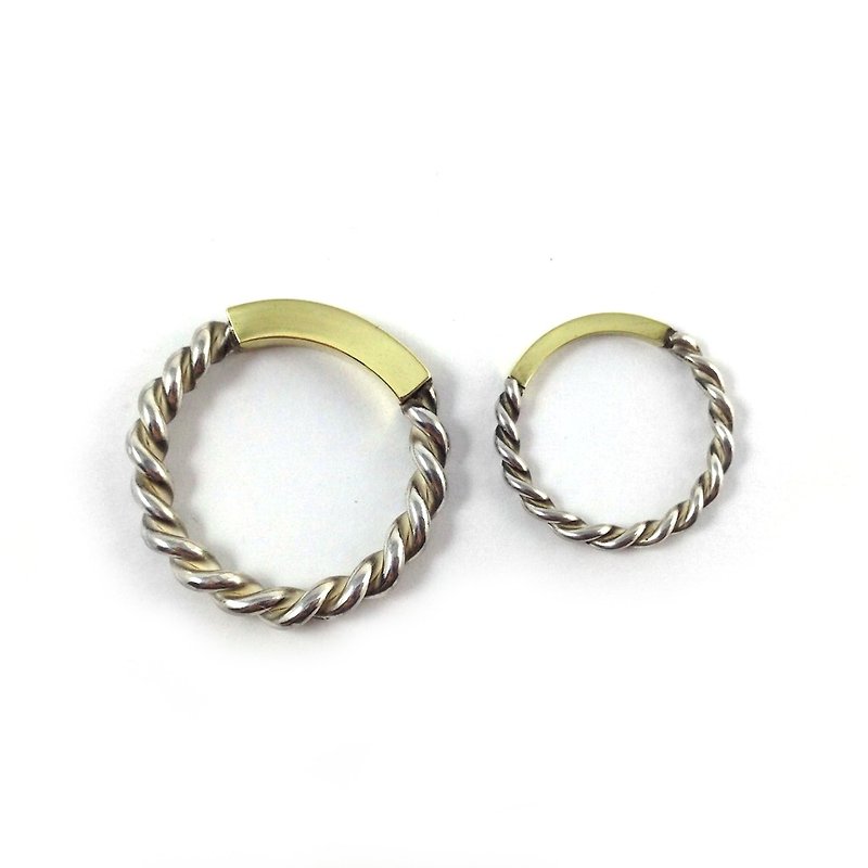 Valentine's Day Gift ♥ Ohappy Ring Collection | Paradise Brass Sterling Silver Ring - Couples' Rings - Other Metals Silver