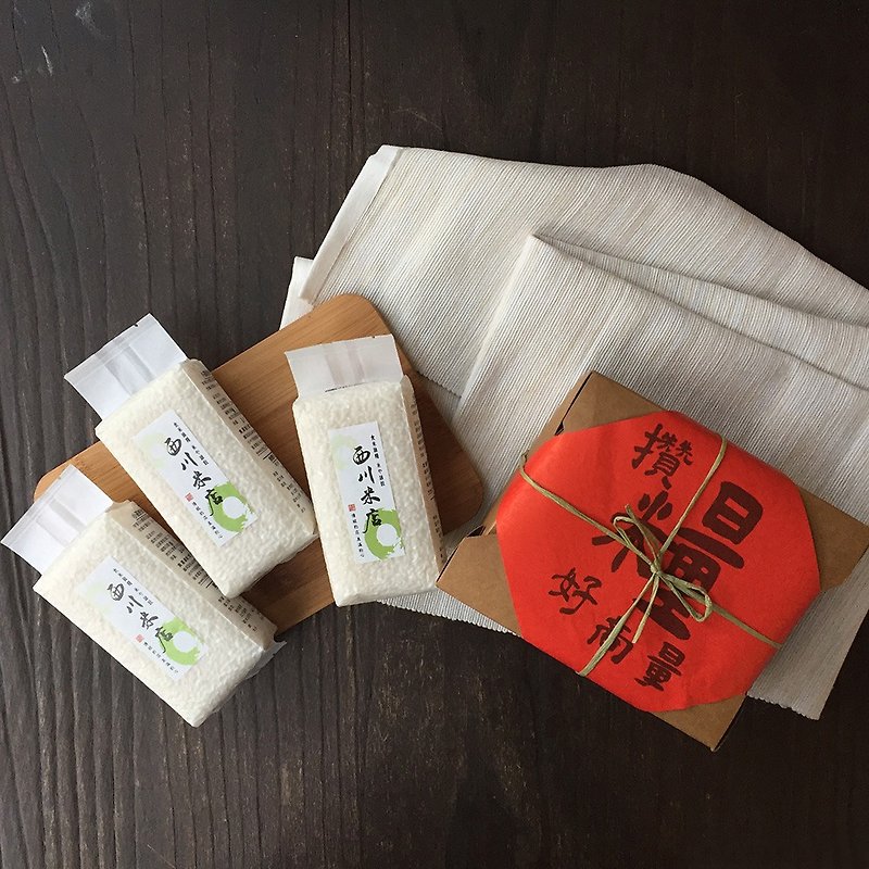 厚禮好米【攢糧好商量】禮盒組 - 五穀雜糧/米 - 新鮮食材 紅色