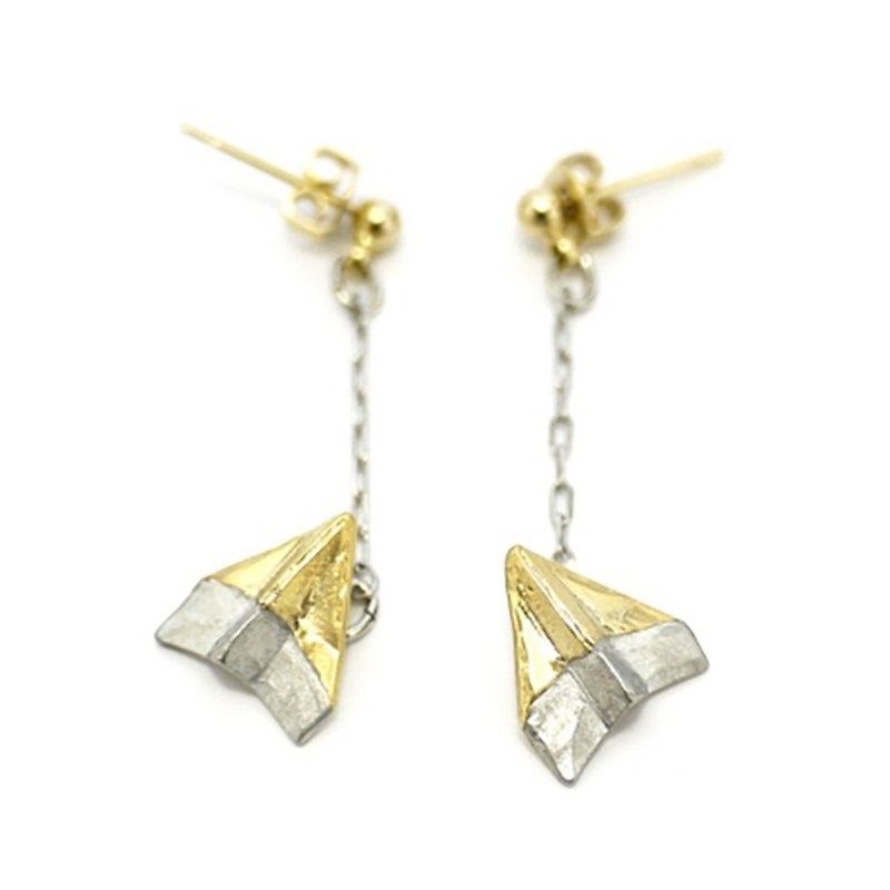 Origami Plane Earrings Paper Earrings / Earrings PA323