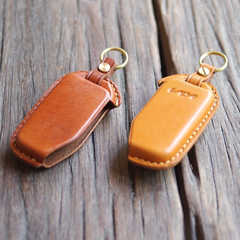 KIA Picanto Sportage Sorento stinger car key leather case Japanese cowhide - ที่ห้อยกุญแจ - หนังแท้ 