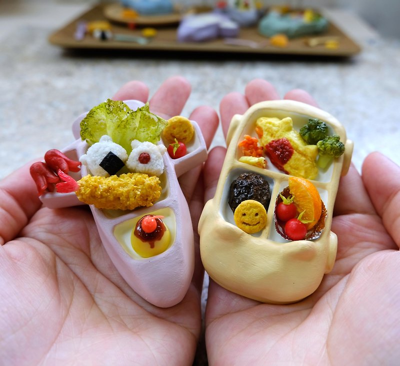 迷你日式兒童餐 黏土材料包  線上教學影片&黏土材料包 - 其他 - 黏土 
