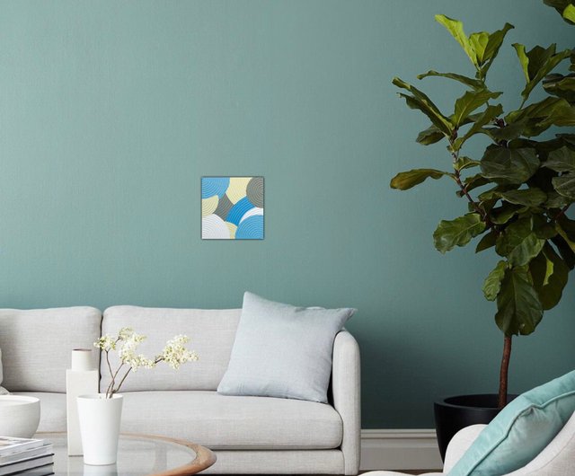 油絵　原画　抽象画　北欧　パステルカラー　現代アート　シンプル　インテリア　M8 油絵 原画 抽象画 北欧 パステルカラー 現代アート シンプル