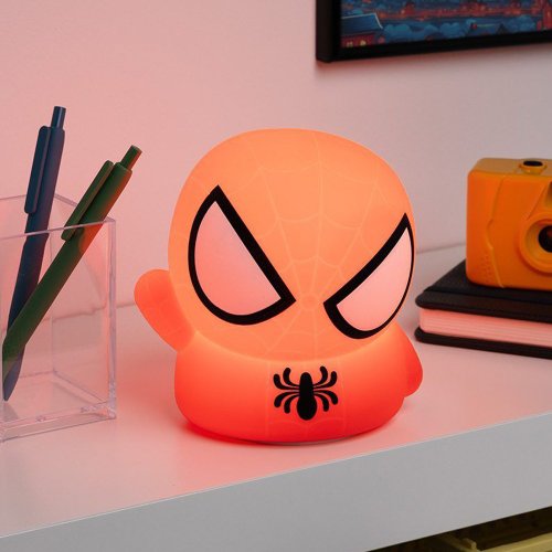 遊戲家 Gameshop Marvel 漫威 蜘蛛人 Spider Man 軟Q矽膠 造型 拍拍小夜燈