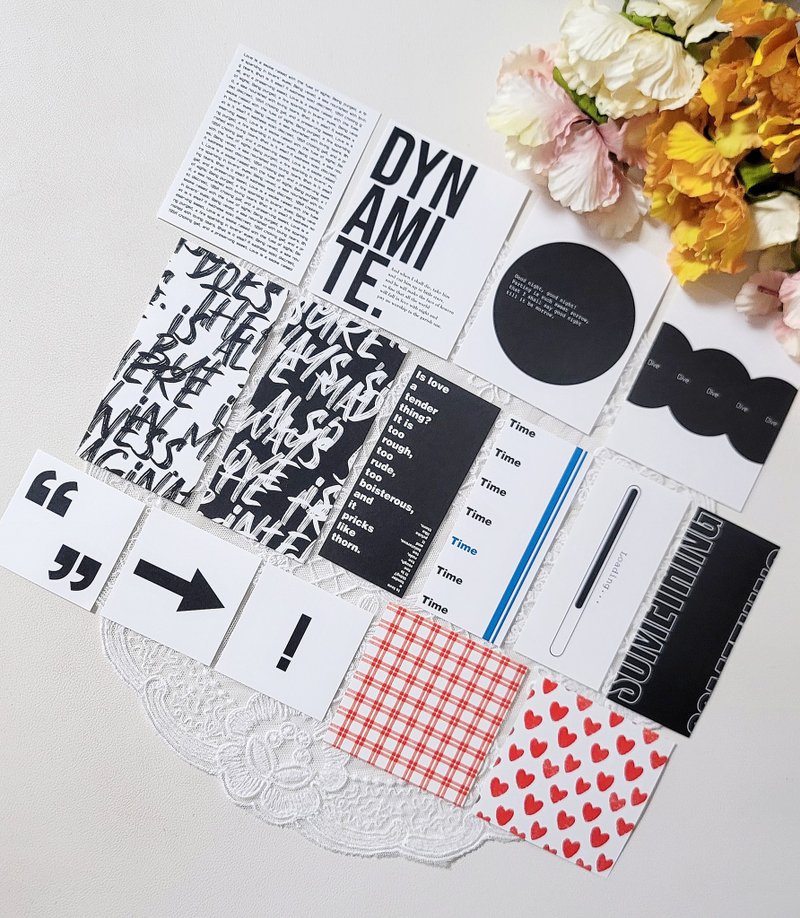 Snow rabbit paper pack no.1 - 貼紙 - 紙 