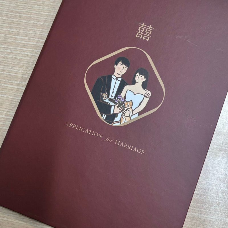 Wedding Vow Booklet / Wedding Cards / Wedding Invitations / Multi-use Card - วาดภาพ/ศิลปะการเขียน - กระดาษ ขาว