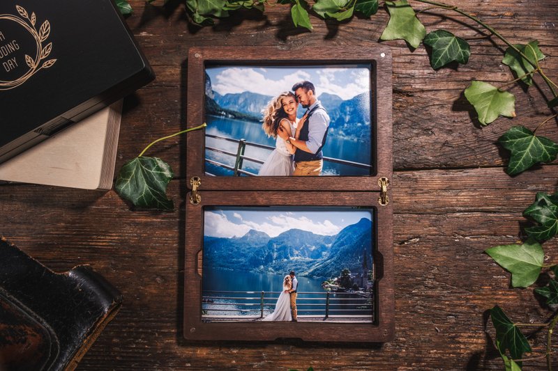 wooden box for photo - Storage - Wood 