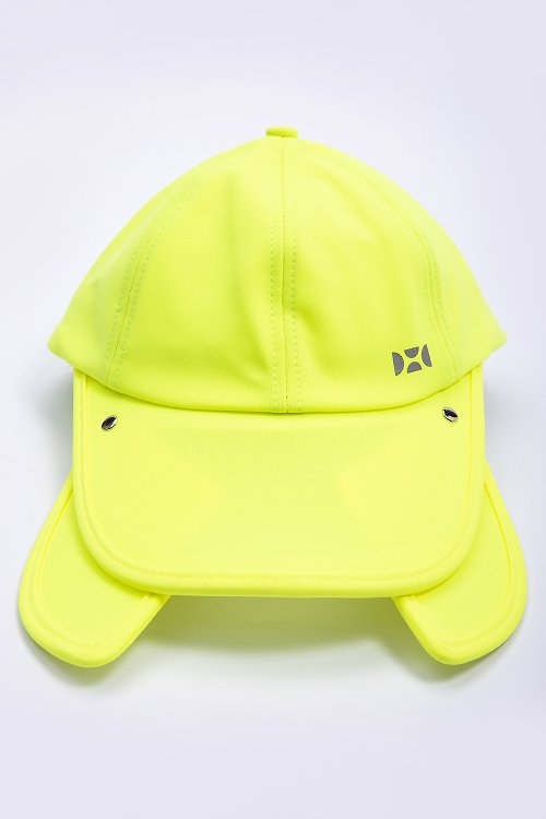 HOII 后益 二合一造型棒球帽-兒童-黃
