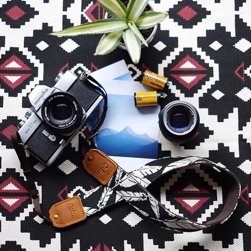 Two Tone Camera Strap - Cameras - Genuine Leather 