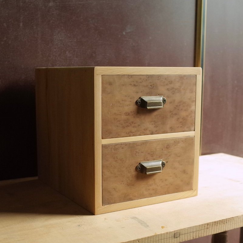 Double drawer cabinet - กล่องเก็บของ - ไม้ 