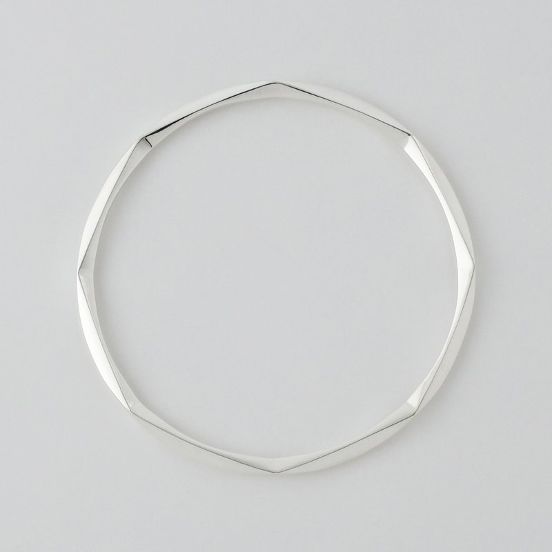 hakka バングル =silver 925 bangle= - 手鍊/手環 - 其他金屬 銀色