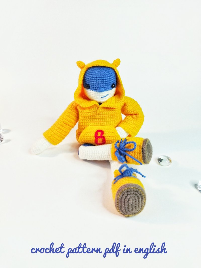 香蕉男孩钩针图案pdf英文。 Amigurumi香蕉男孩图案pdf。 - 手工藝教學/工具書 - 其他材質 