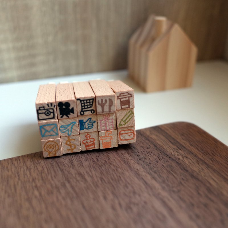Illustrated Pocket Stamp - Stamps & Stamp Pads - Rubber 