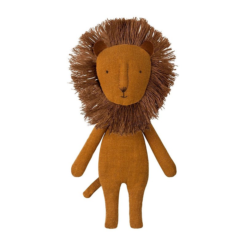 NOAH'S FRIENDS LION MINI - Stuffed Dolls & Figurines - Cotton & Hemp Brown