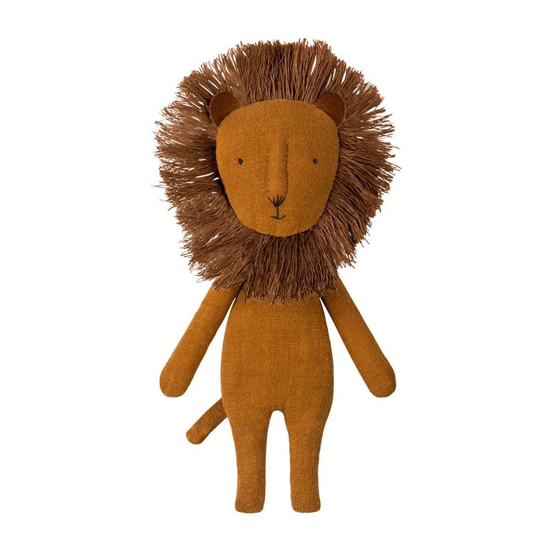 NOAH'S FRIENDS LION MINI - ตุ๊กตา - ผ้าฝ้าย/ผ้าลินิน สีนำ้ตาล