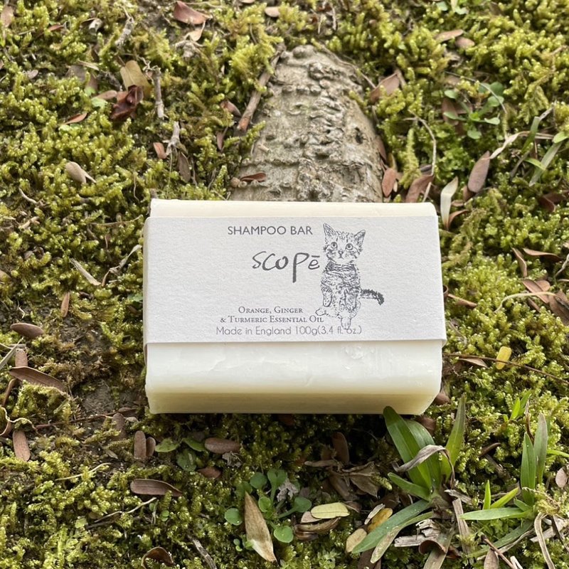 【詩可貝SCOPē】薑黃甜橙洗髮皂100g-英國固體潔淨 - 沐浴乳/沐浴用品 - 濃縮/萃取物 