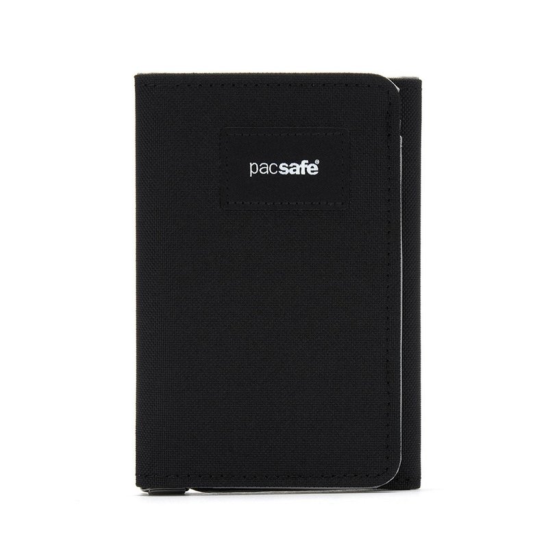 Pacsafe RFIDsafe 防盜三折錢包 - 錢包/皮夾/長短夾 - 環保材質 黑色