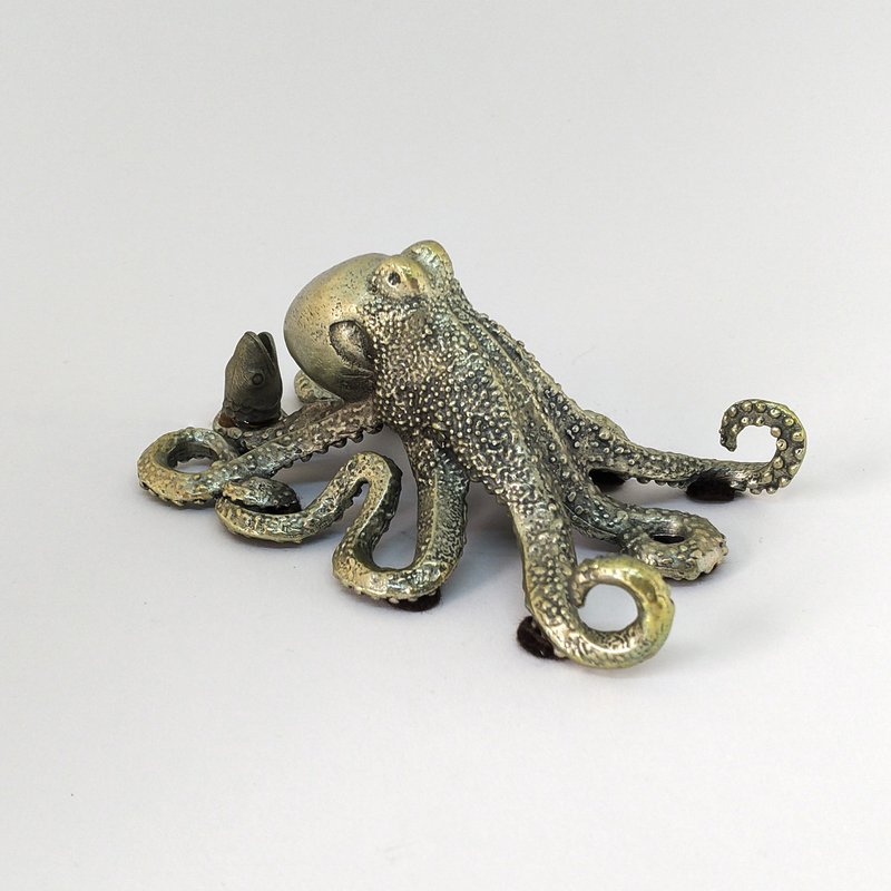 美國手工錫製章魚筆架 | JAC ZAGOORY DESIGNS - 筆筒/筆座 - 其他金屬 灰色
