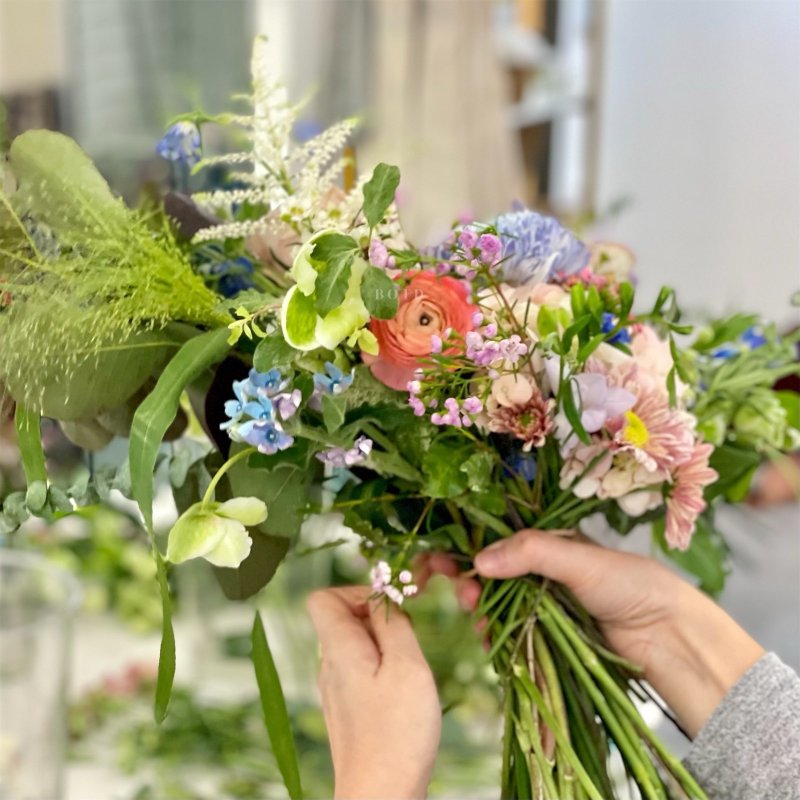 Fresh Flower Bouquet Workshop - Plants & Floral Arrangement - Plants & Flowers 