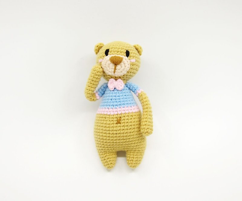 Han Han Bear Doll Rattle/Bear/Miyue/Hand Rattle - Kids' Toys - Polyester Multicolor