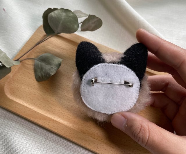 羊毛フェルト 猫 ハンドメイド チョコぷりん 羊毛フェルト 猫 ハンドメイド チョコぷりん様専用