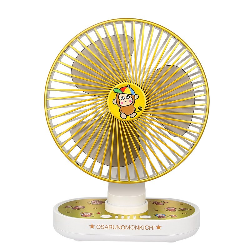 座枱風扇 - OSARUNOMONKICHI - 電風扇 - 塑膠 黃色